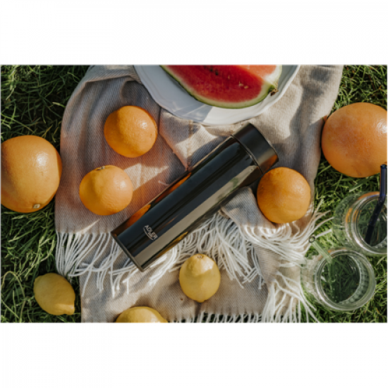 Adler | Thermal Flask | AD 4506bk | Material Stainless steel/Silicone | Black