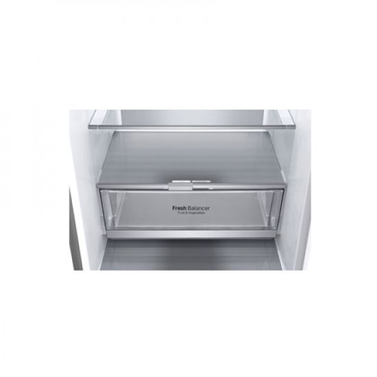 LG GBV7280CPY Refrigerator, C, Free-standing, Combi, Height 2.03 m, Net fridge 277 L, Net freezer 110 L, Silver | LG