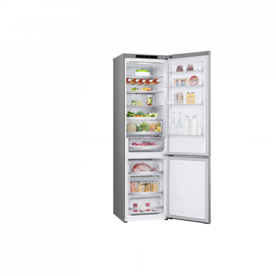 LG GBV7280CPY Refrigerator, C, Free-standing, Combi, Height 2.03 m, Net fridge 277 L, Net freezer 110 L, Silver | LG