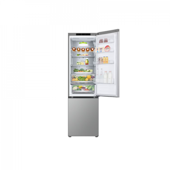 LG GBV7280CPY Refrigerator, C, Free-standing, Combi, Height 2.03 m, Net fridge 277 L, Net freezer 110 L, Silver | LG