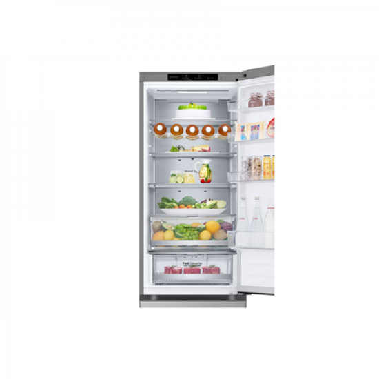 LG GBV7280CPY Refrigerator, C, Free-standing, Combi, Height 2.03 m, Net fridge 277 L, Net freezer 110 L, Silver | LG