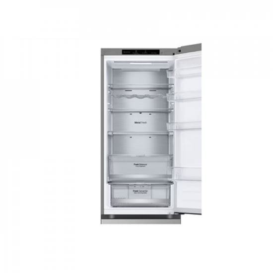 LG GBV7280CPY Refrigerator, C, Free-standing, Combi, Height 2.03 m, Net fridge 277 L, Net freezer 110 L, Silver | LG