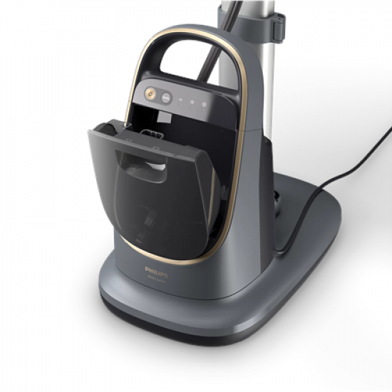 Philips 8500 Series All-in-One Ironing Solution | AIS8540/80 | Stand Steamer | 2200 W | 1.2 L | 90 g/min | Dark slate/Gold