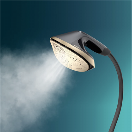 Philips 8500 Series All-in-One Ironing Solution | AIS8540/80 | Stand Steamer | 2200 W | 1.2 L | 90 g/min | Dark slate/Gold