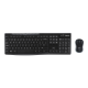 Logitech MK270 | Keyboard and Mouse Set | Wireless | US | Black