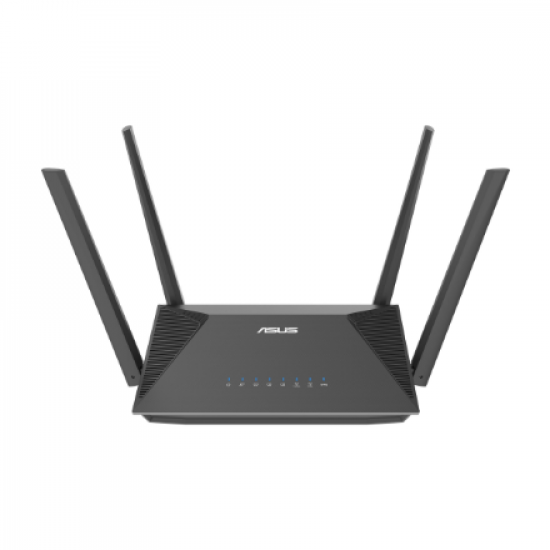 AX1800 AiMesh Wireless Router | RT-AX52 | 802.11ax | 10/100/1000 Mbit/s | Ethernet LAN (RJ-45) ports 3 | Mesh Support Yes | MU-MiMO No | No mobile broadband | Antenna type External