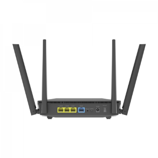 AX1800 AiMesh Wireless Router | RT-AX52 | 802.11ax | 10/100/1000 Mbit/s | Ethernet LAN (RJ-45) ports 3 | Mesh Support Yes | MU-MiMO No | No mobile broadband | Antenna type External