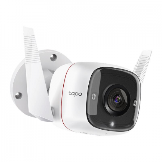 TP-LINK | Outdoor Security Wi-Fi Camera | TC65 | Bullet | 3 MP | 3.89 mm/F2.2 | H.264 | Micro SD, Max. 128GB