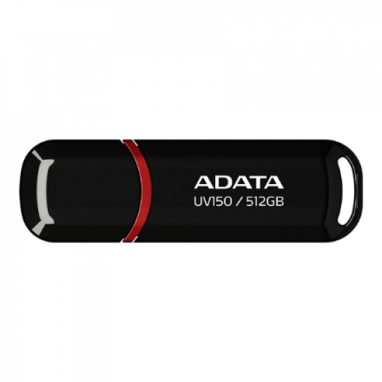 ADATA | USB Flash Drive | UV150 | 512 GB | USB 3.2 Gen1 | Black