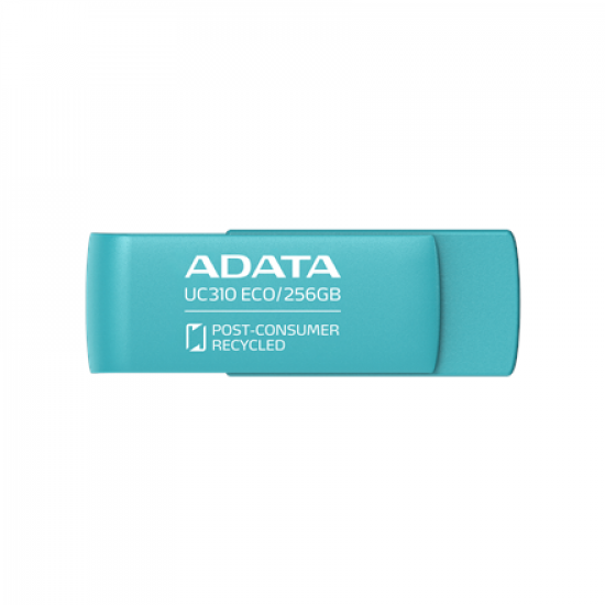 ADATA | USB Flash Drive | UC310 ECO | 256 GB | USB 3.2 Gen1 | Green