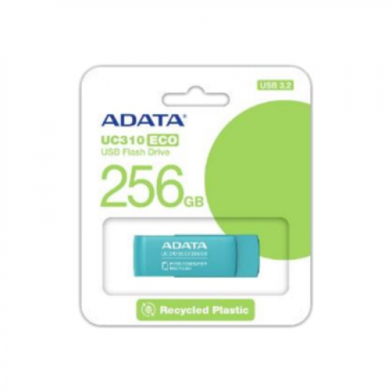 ADATA | USB Flash Drive | UC310 ECO | 256 GB | USB 3.2 Gen1 | Green