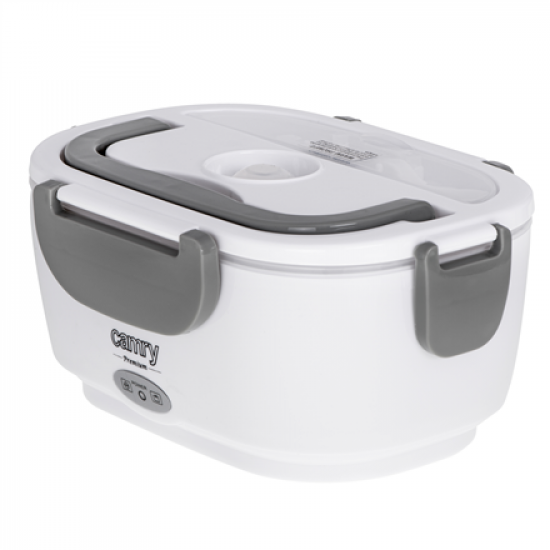 Camry | Electric Lunchbox DC12V and AC230V | CR 4483 | Capacity 1.1 L | Material Plastic | White/Grey
