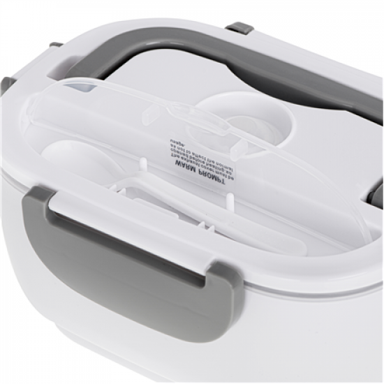 Camry | Electric Lunchbox DC12V and AC230V | CR 4483 | Capacity 1.1 L | Material Plastic | White/Grey