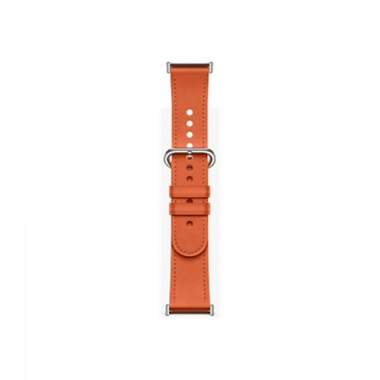 Xiaomi | Leather Quick Release Strap | Coral orange | Stainless steel/Calf leather | Fits wrists 135-205 mm
