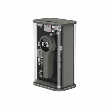 Gembird | Transparent QC3.0 Quick Charging Power Bank | PB09-TQC3-01 | 9000 mAh | Black