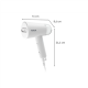 TEFAL | Steamer | DT1020E1 | Handheld | 1200 W | 0.07 L | 20 g/min | White