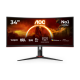 AOC | Gaming Monitor | CU34G2XP/BK | 34 