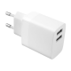 Fixed | Dual USB Travel Charger 17W and USB/USB-C Cable | FIXC17N-2UC-WH | N/A