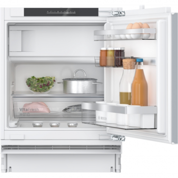 Bosch | Refrigerator | KUL22ADD0 | Energy efficiency class D | Built-under | Larder | Height 82 cm | Fridge net capacity 93 L | Freezer net capacity 17 L | 35 dB | White