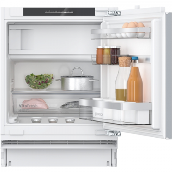 Bosch | Refrigerator | KUL22ADD0 | Energy efficiency class D | Built-under | Larder | Height 82 cm | Fridge net capacity 93 L | Freezer net capacity 17 L | 35 dB | White