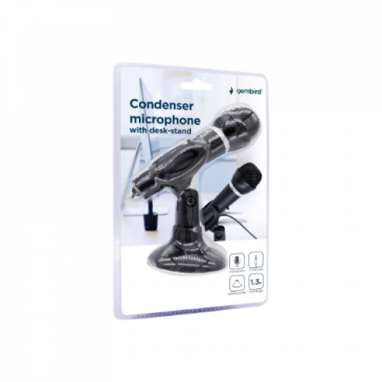 Gembird | Condenser Microphone with Desk-stand | MIC-D-04