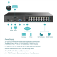 TP-LINK | PoE+ Network Video Recorder | VIGI NVR2016H-16MP | 2 | 16 Channel