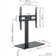 Vogels | Desk Mount | MS3085-A1 Table-Top Stand Medium | Full motion | 32-65 