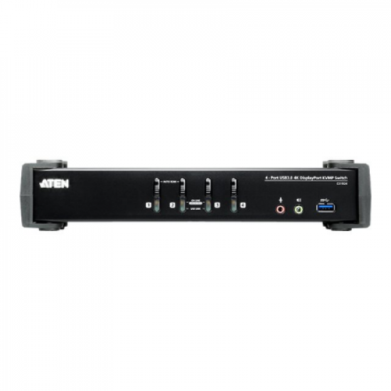 Aten | 4-Port USB 3.0 4K DisplayPort KVMP Switch | CS1924-AT-G