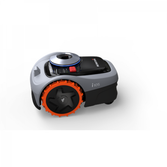 Segway | Navimow Robot Lawn Mower | i105E | Mowing Area 500 m² | Waterproof IPX6 | 58 dB | Charging station, antenna, antenna stand, power cord