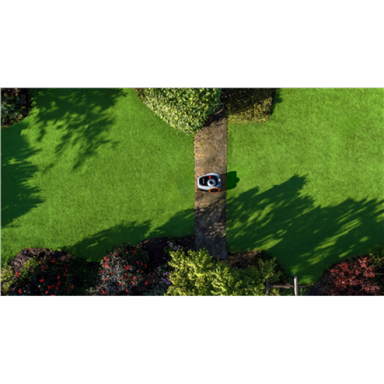 Segway | Navimow Robot Lawn Mower | i105E | Mowing Area 500 m² | Waterproof IPX6 | 58 dB | Charging station, antenna, antenna stand, power cord