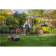 Segway | Navimow Robot Lawn Mower | i105E | Mowing Area 500 m² | Waterproof IPX6 | 58 dB | Charging station, antenna, antenna stand, power cord