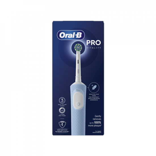 Oral-B | Electric Toothbrush | Vitality Pro | Rechargeable | For adults | Number of brush heads included 1 | Number of teeth brushing modes 3 | Blue
