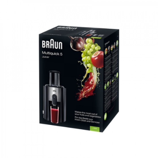 Braun | J 500 Multiquick 5 | Type Juicer | Black | 900 W | Number of speeds 2