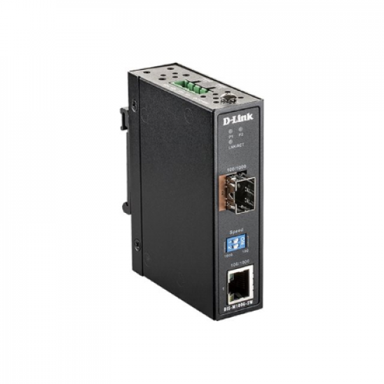 D-Link | Industrial Media Converter | DIS-M100G-SW | 10/100/1000Base-T | SFP