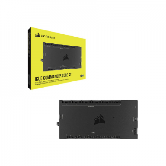 Corsair | iCUE COMMANDER CORE XT Smart RGB Lighting and Fan Speed Controller | Black