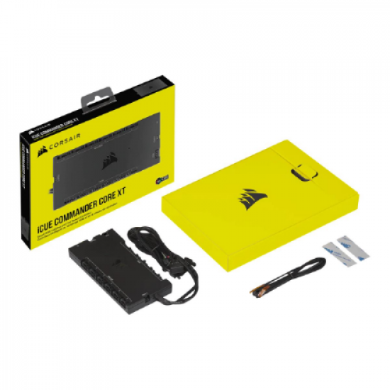 Corsair | iCUE COMMANDER CORE XT Smart RGB Lighting and Fan Speed Controller | Black