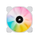 Corsair | 140mm White PWM Fan, Dual Fan Kit with Lighting Node CORE | iCUE SP140 RGB ELITE Performance | Case Fan