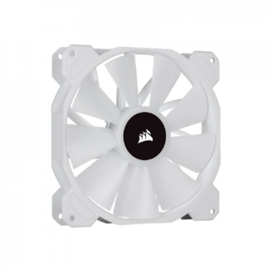 Corsair | 140mm White PWM Fan, Dual Fan Kit with Lighting Node CORE | iCUE SP140 RGB ELITE Performance | Case Fan