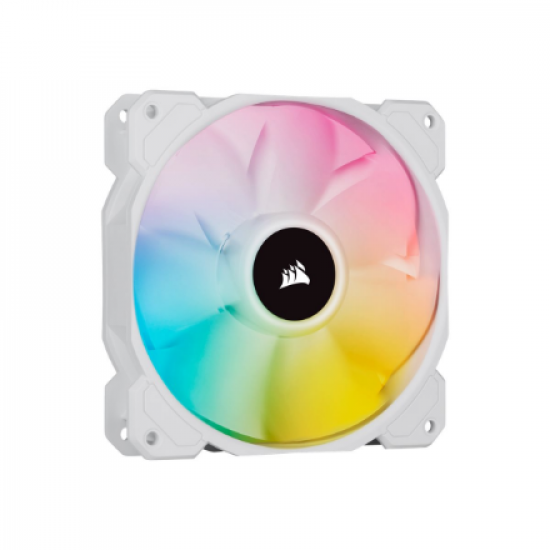 Corsair | 120mm White PWM Fan, Triple Pack with Lighting Node CORE | iCUE SP120 RGB ELITE Performance | Case Fan