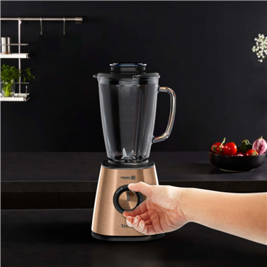 TEFAL | Blender | BlendForce BL439G10 | Tabletop | 800 W | Jar material Glass | Jar capacity 1.75 L | Ice crushing | Copper