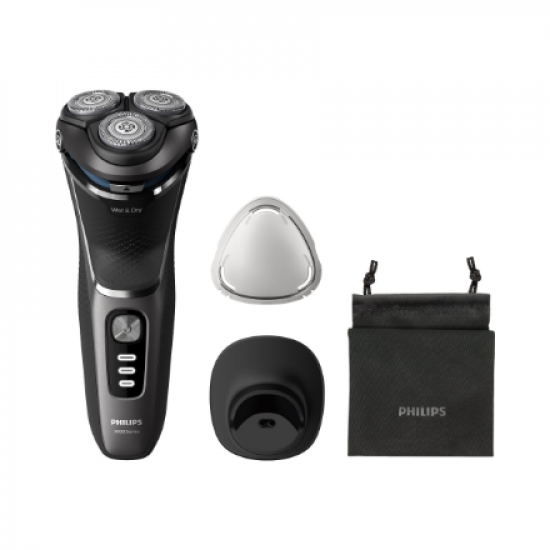 Philips | Shaver | S3343/13 | Operating time (max) 60 min | Wet & Dry | Lithium Ion | Black