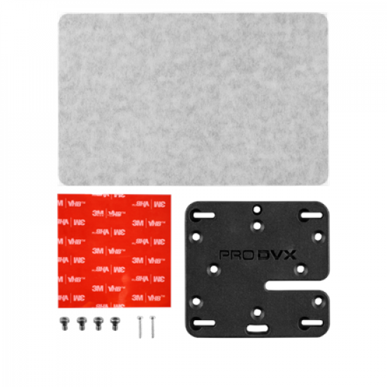 ProDVX | GM 75 Single Plate Glass Mount Bracket | Black