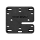 ProDVX | GM 75 Single Plate Glass Mount Bracket | Black
