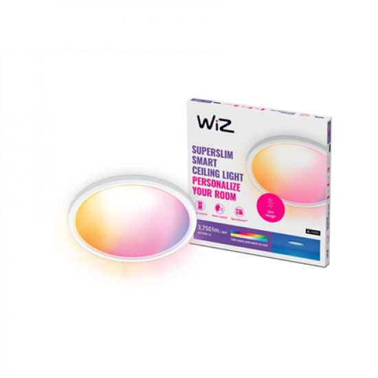 WiZ Smart WiFi SuperSlim Ceiling 545mm, White | 32 W | 2200-6500 K (RGB)