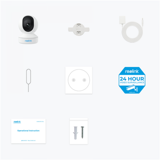 Reolink | Super HD Camera | E Series E320 | PTZ | 3 MP | 4mm/F2.0 | H.264 | Micro SD, Max. 512 GB