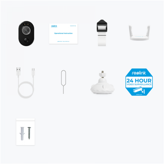 Reolink | Smart Wire-Free Camera with Motion Spotlight | Argus Series B330 | Bullet | 5 MP | Fixed | IP65 | H.265 | Micro SD, Max. 128GB