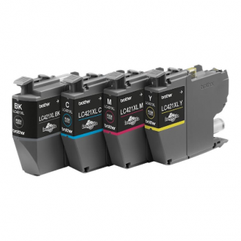 Brother Brother LC | LC421XLVAL | Brother LC421XL - 4-pack - XL - black, yellow, cyan, magenta - original - ink cartridge | Ink cartridge | Black, yellow, cyan, magenta
