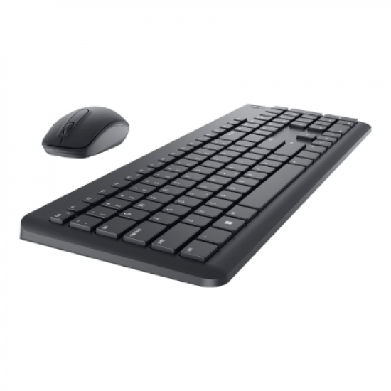 Dell Keyboard and Mouse | KM3322W | Keyboard and Mouse Set | Wireless | Batteries included | Ukrainian | Black | Wireless connection