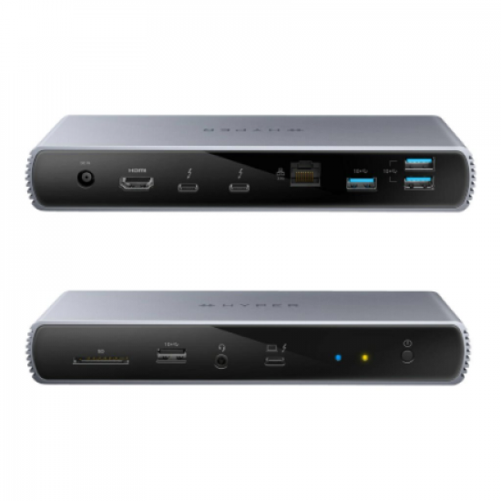 Hyper | HyperDrive Thunderbolt 4 Docking Station | HDTB4D-EU | Ethernet LAN (RJ-45) ports 1 | HDMI ports quantity 1
