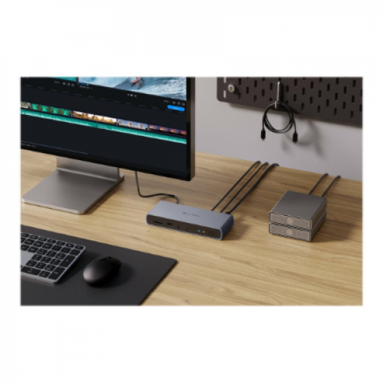 Hyper | HyperDrive Thunderbolt 4 Docking Station | HDTB4D-EU | Ethernet LAN (RJ-45) ports 1 | HDMI ports quantity 1